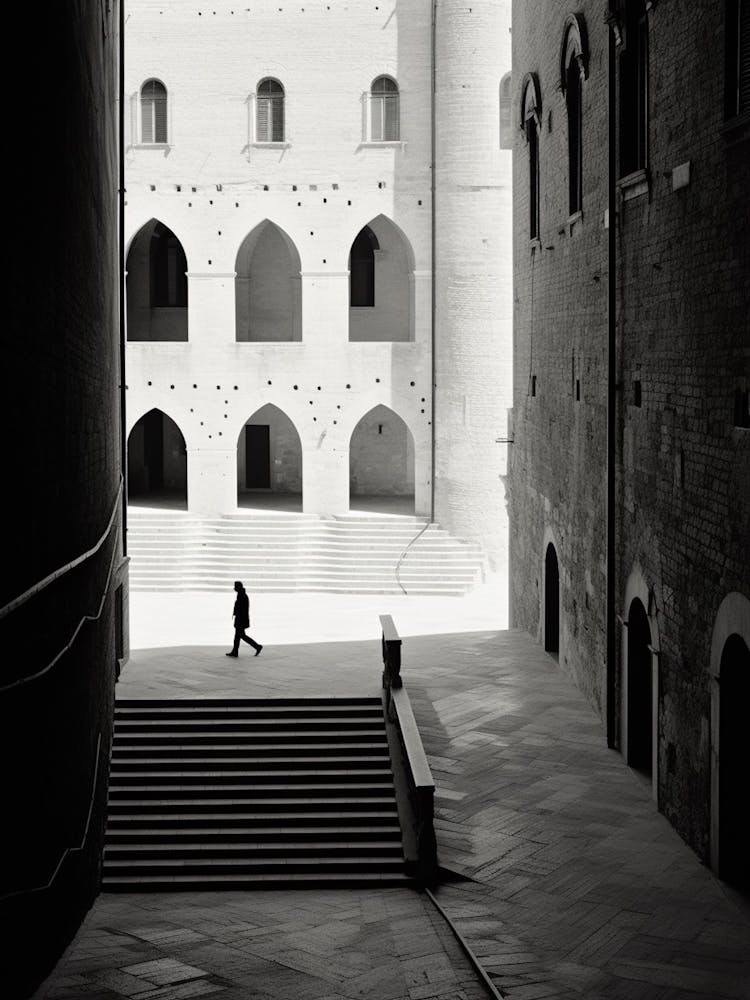 Perugia Italy Black And White Analogue Photography 1