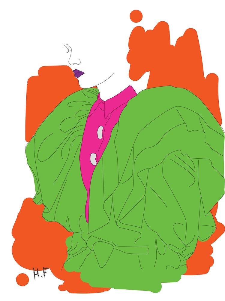 Lady In Fluro