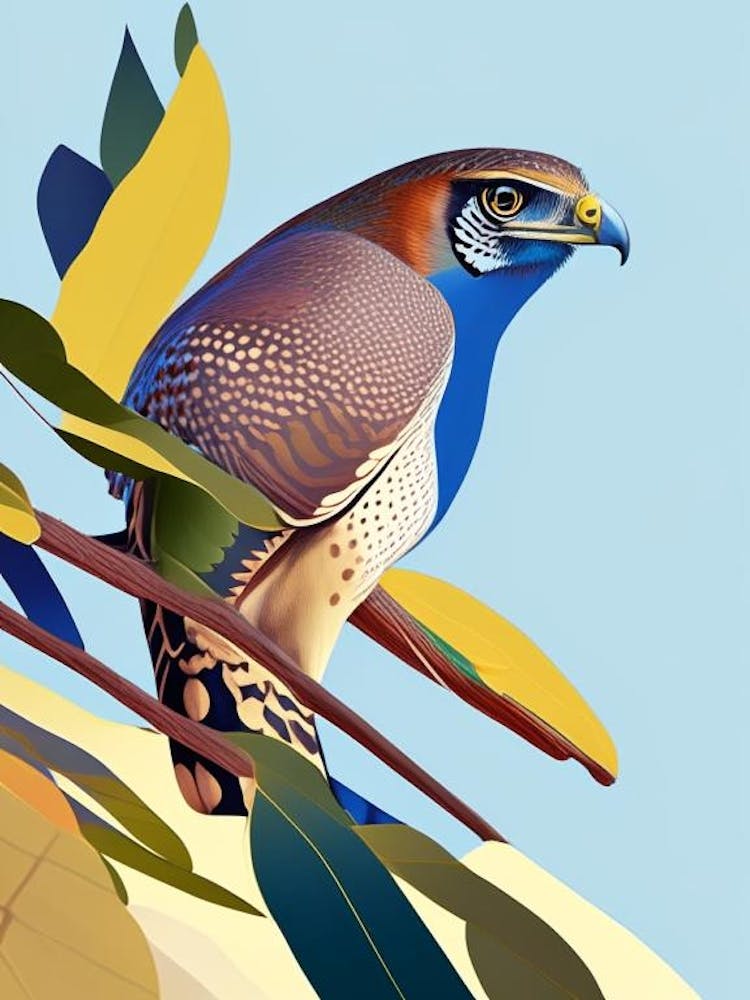 Eurasian Sparrowhawk Pop Matisse 2 Bird