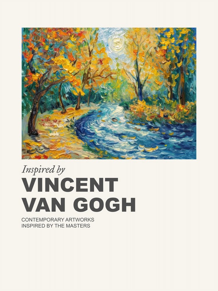 Museum Poster Inspired By Vincent Van Gogh 12