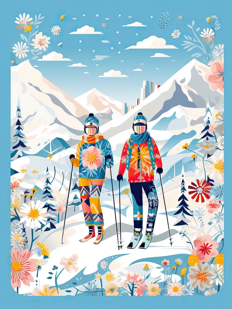 Breckenridge Ski Resort   Colorado Usa, Ski Resort Illustration 2