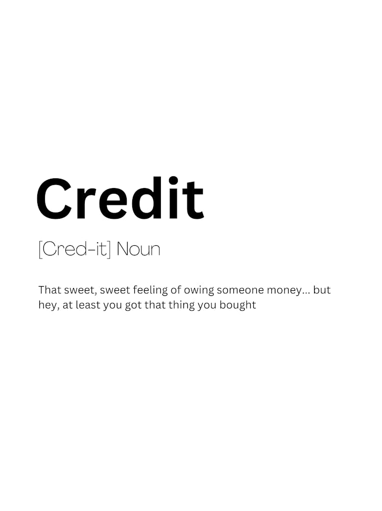 Credit Definition Meaning 1