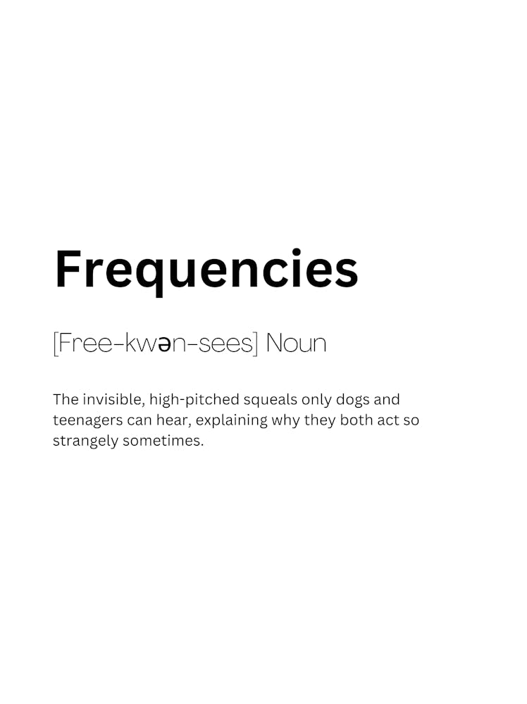 Frequencies Definition Meaning