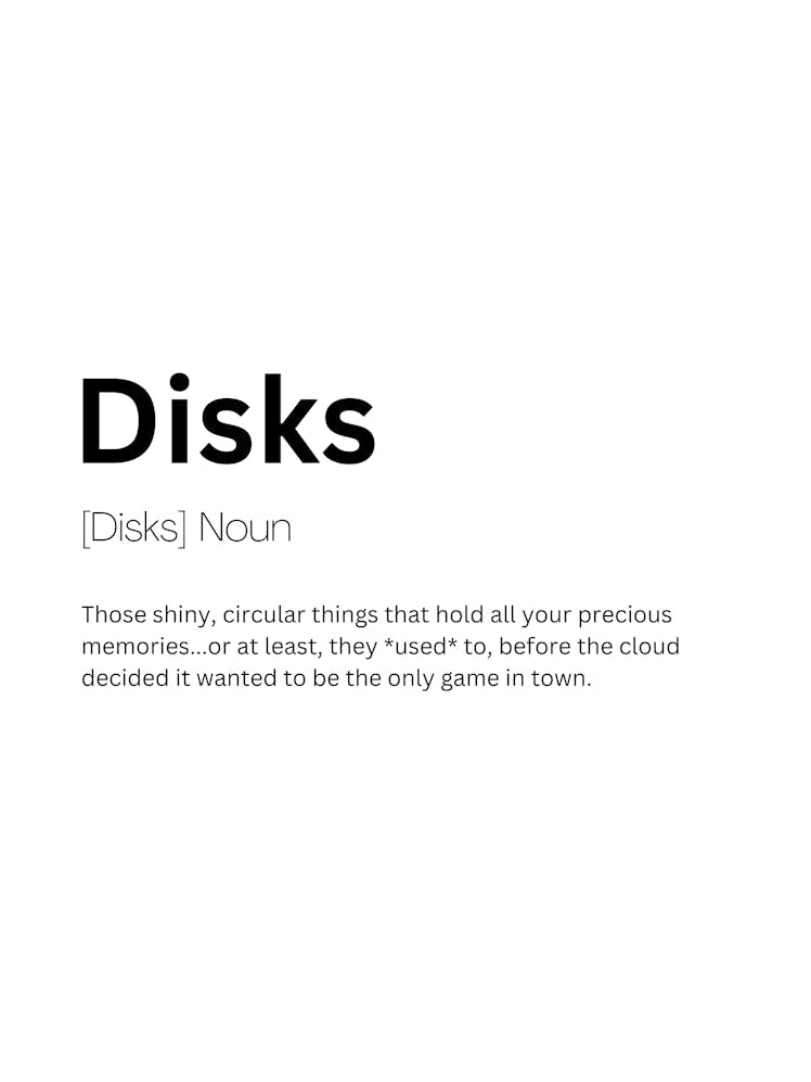 Disks Definition Meaning 1