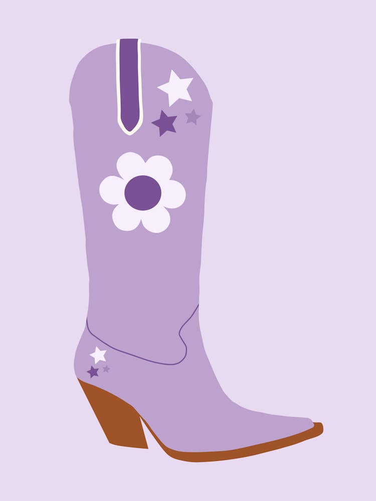 Cowboystiefel | 03 - Lila