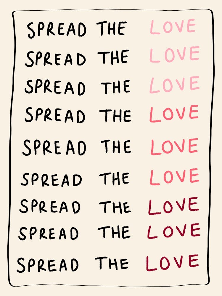 Spread the Love Pink