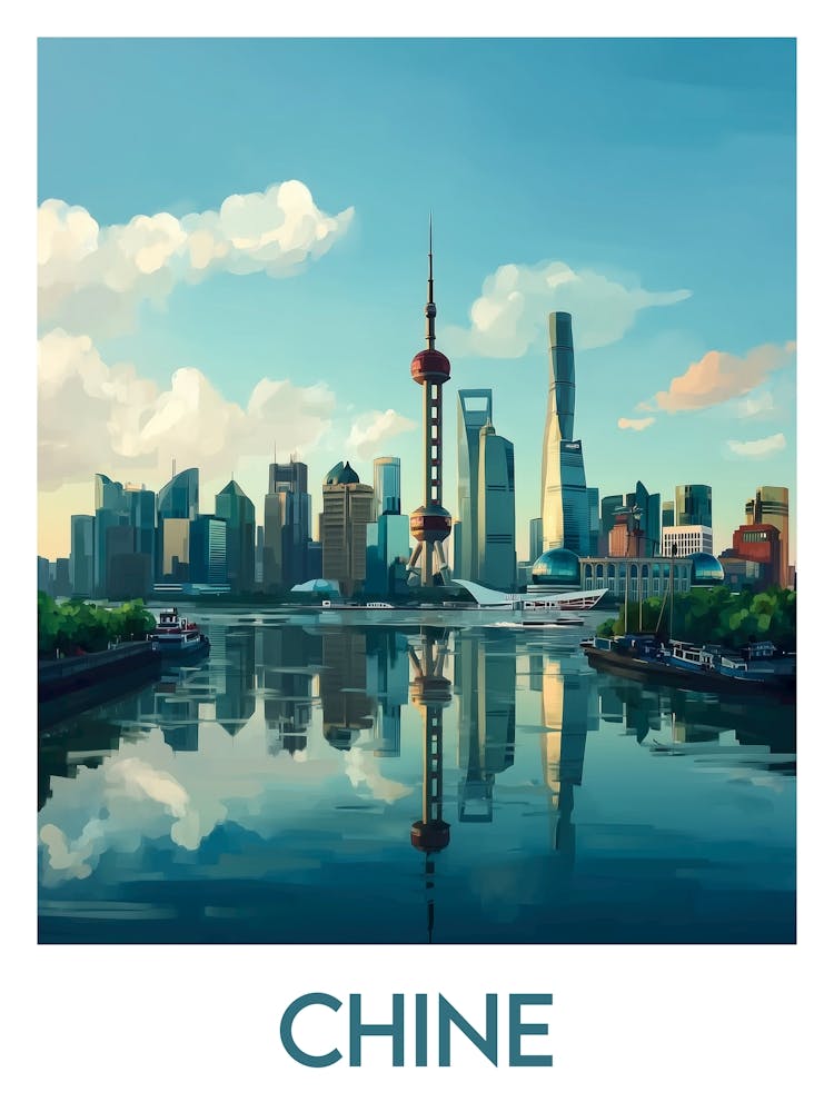 Affiche de voyage Chine