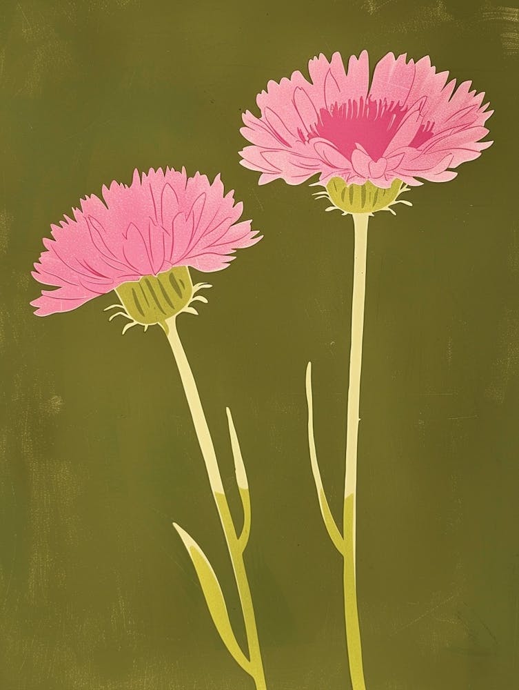 Pink & Green Gaillardia 2