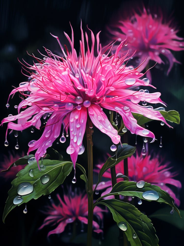 Bee Balm Wildflower In South Western Style (3)