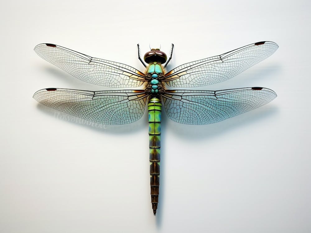 Dragonfly Common Green Darner Anax Juni Illustration 4