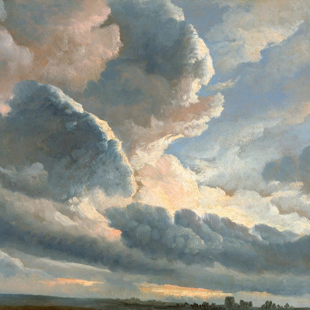 Clouds With A Sunset Rome, Simon Alexandre Clément Denis