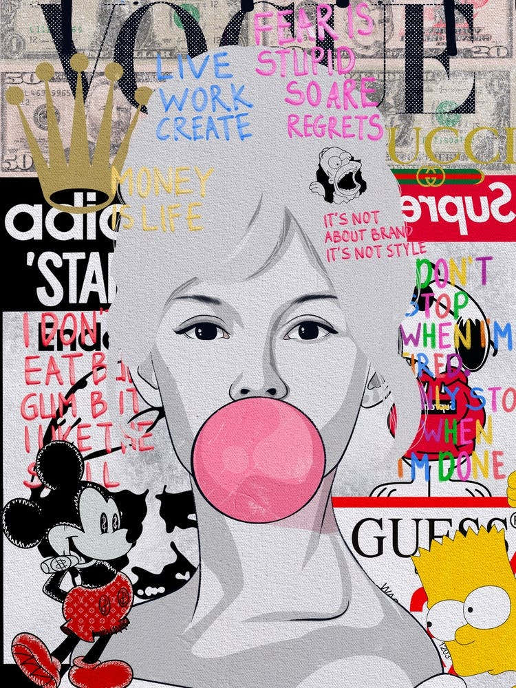 Brigitte Bardot Bubble Gum