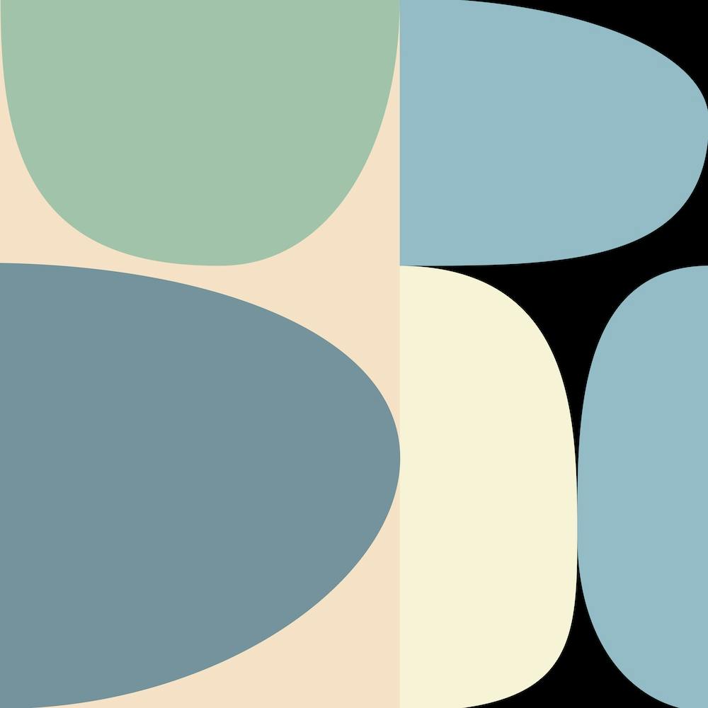 Mid Century 13 Square