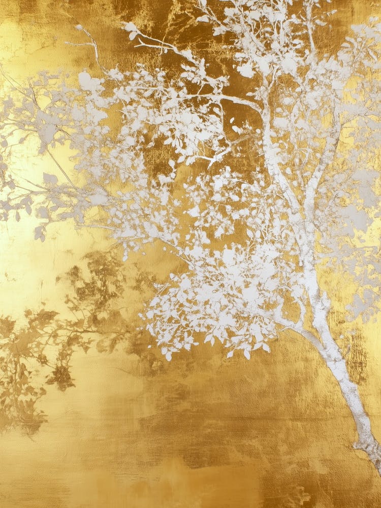 Gold Tree Nature art