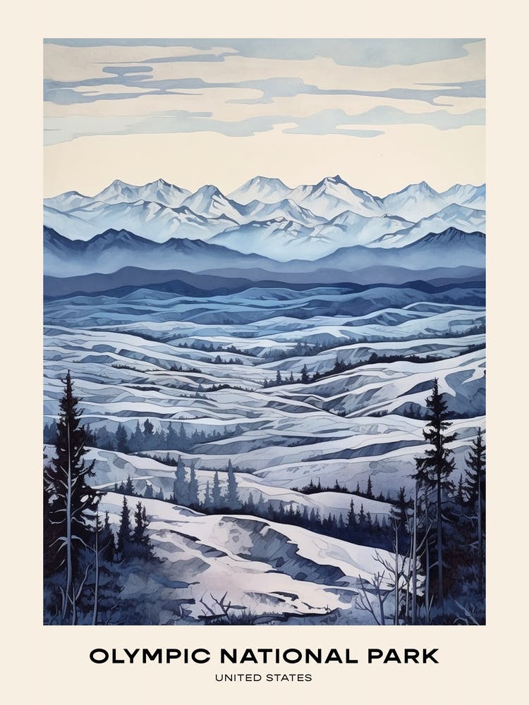 Olympic National Park United States 2 Poster