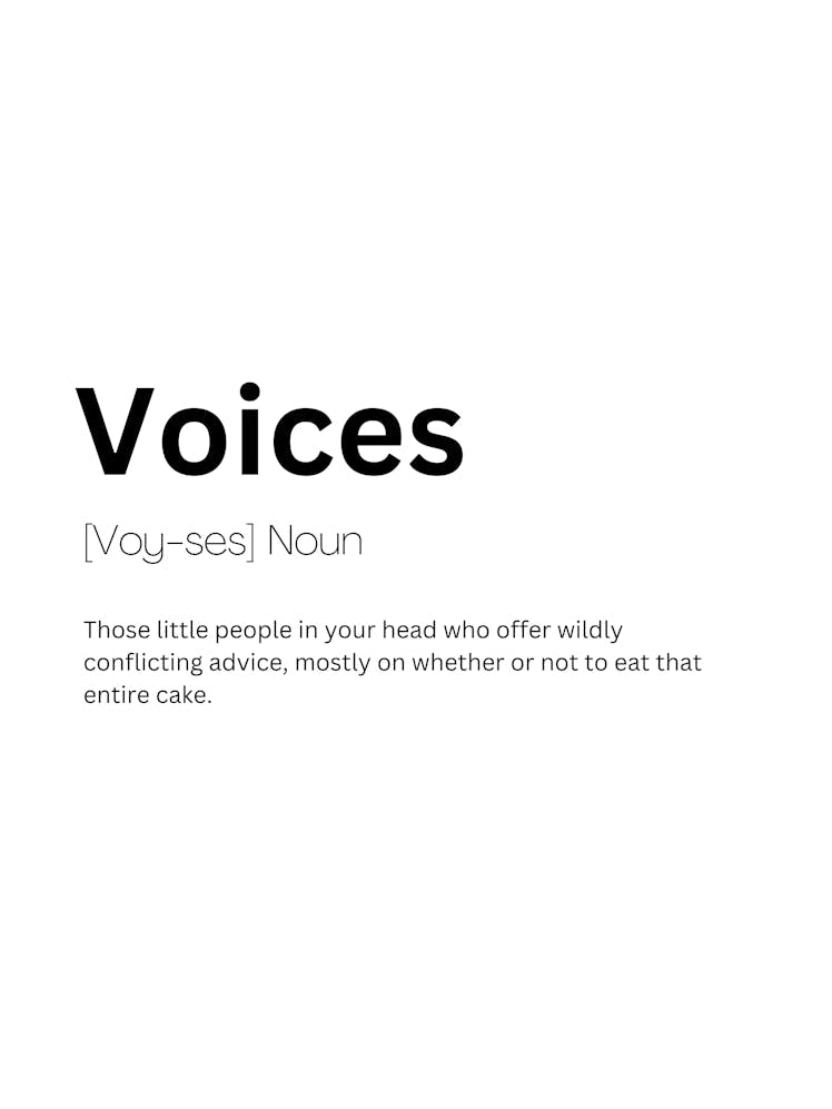 Voices Definition Meaning