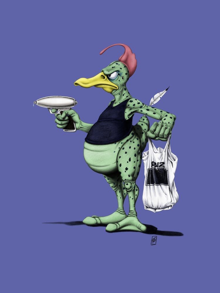 Weltraum-Ente (Farbe)