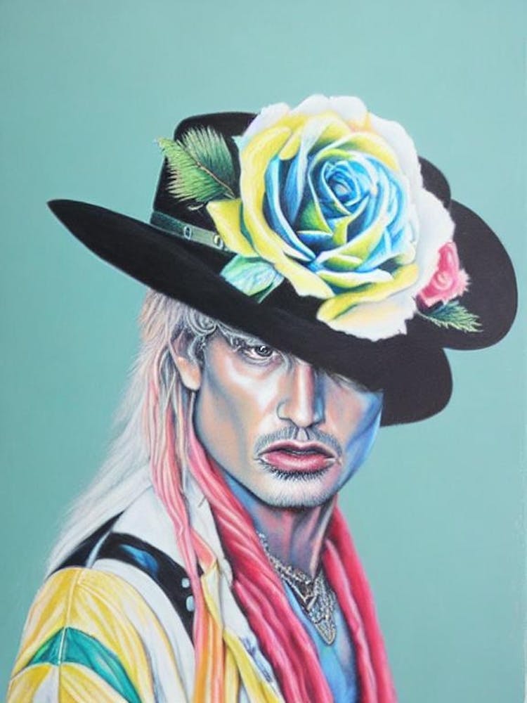 Guns N' Roses Colourful Illustration