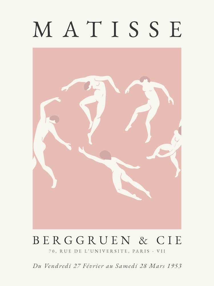 Matisse Abstract Dance Print Pink