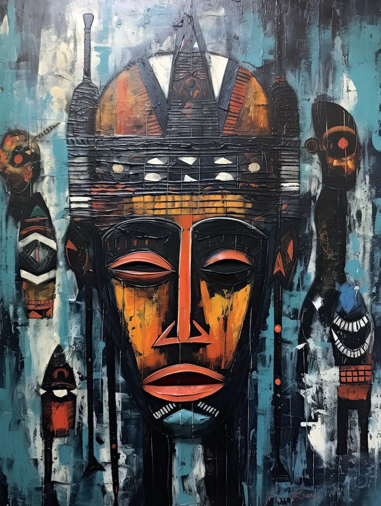 Intricate Mosaics: Exploring African Tribal Masks