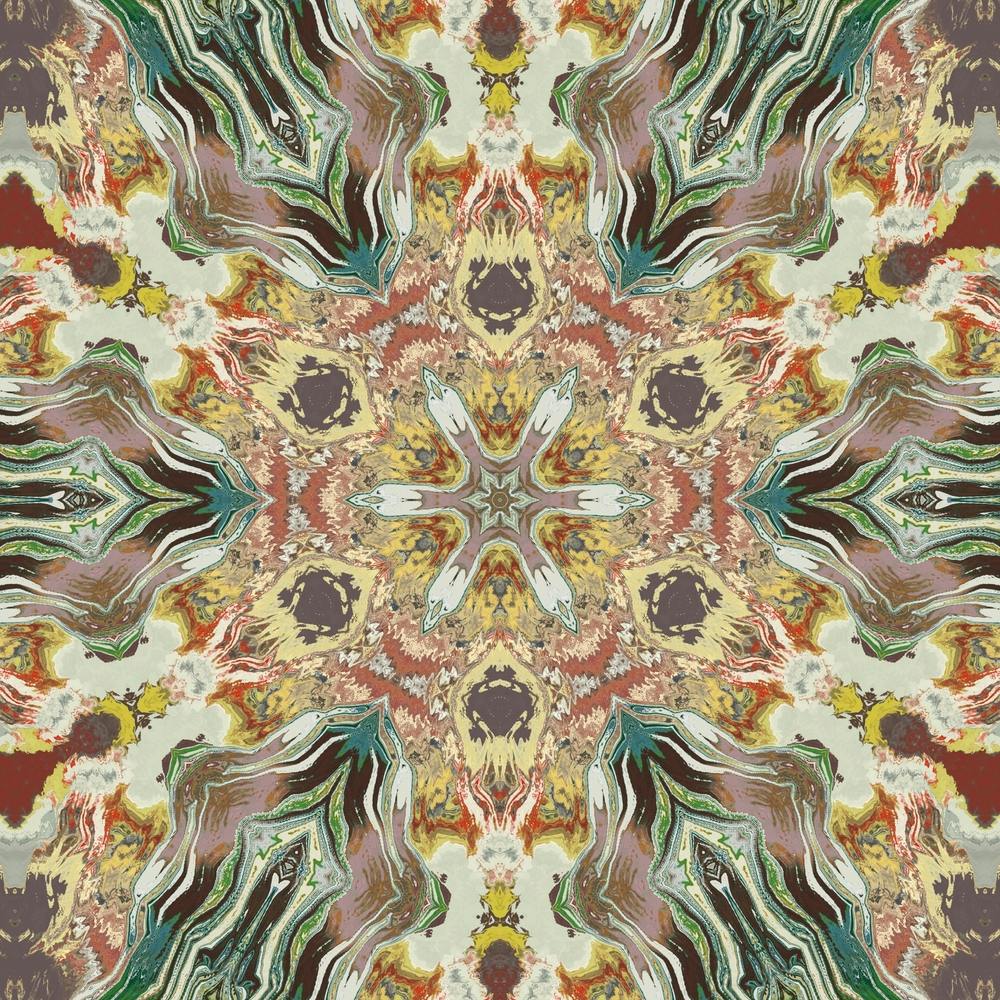 Green Nature Mandala