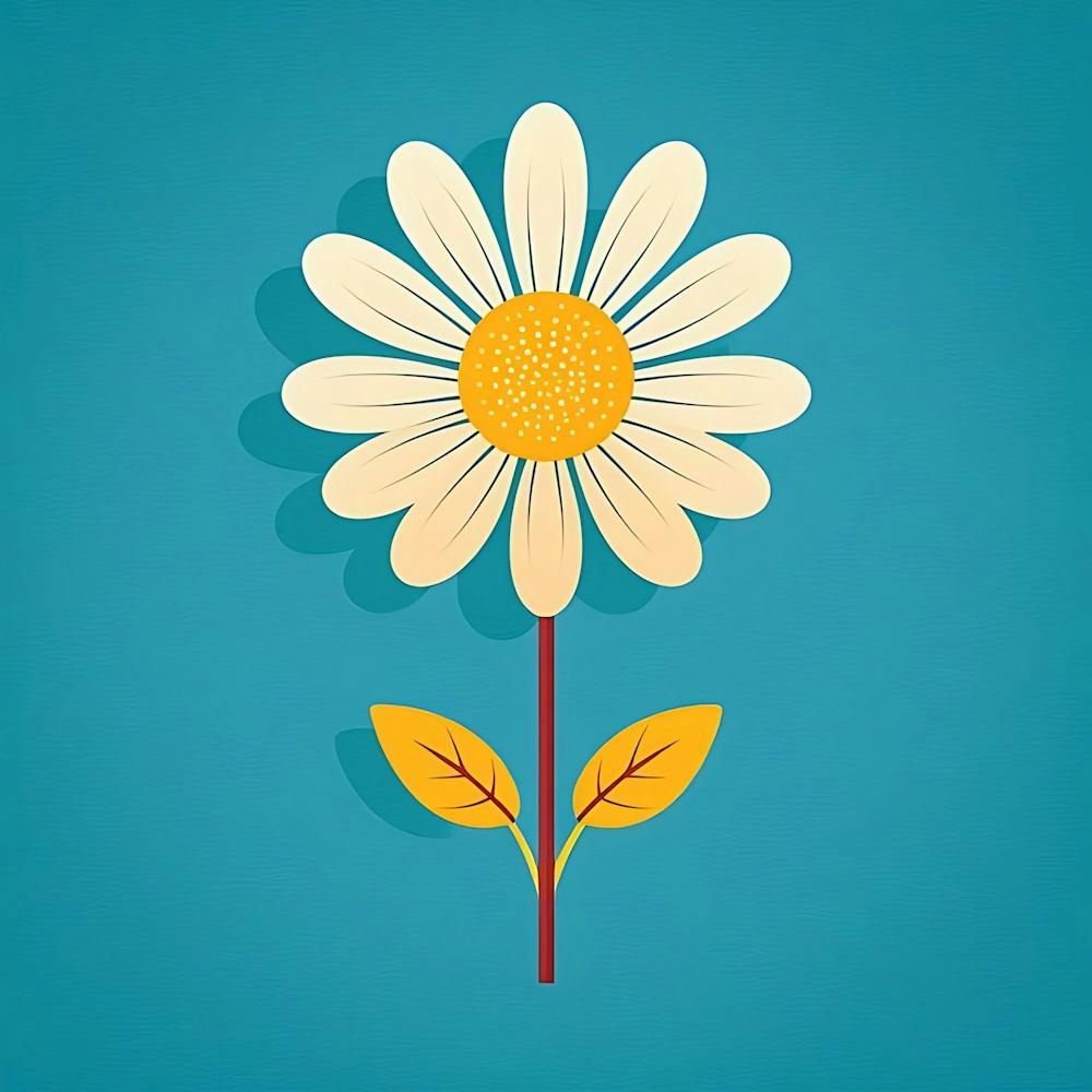 Daisy Flower Vector Illustration