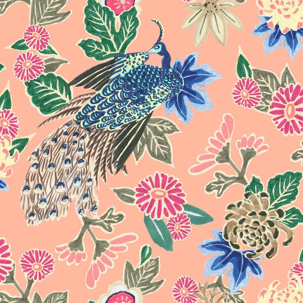 Peacocking In Pink