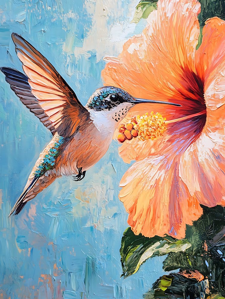 Hummingbird Loves Hibiscus 8