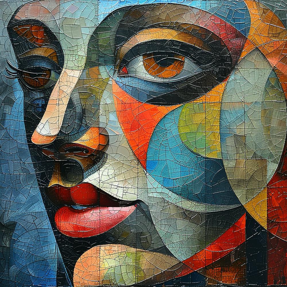 Abstract Of A Woman'S Face 8