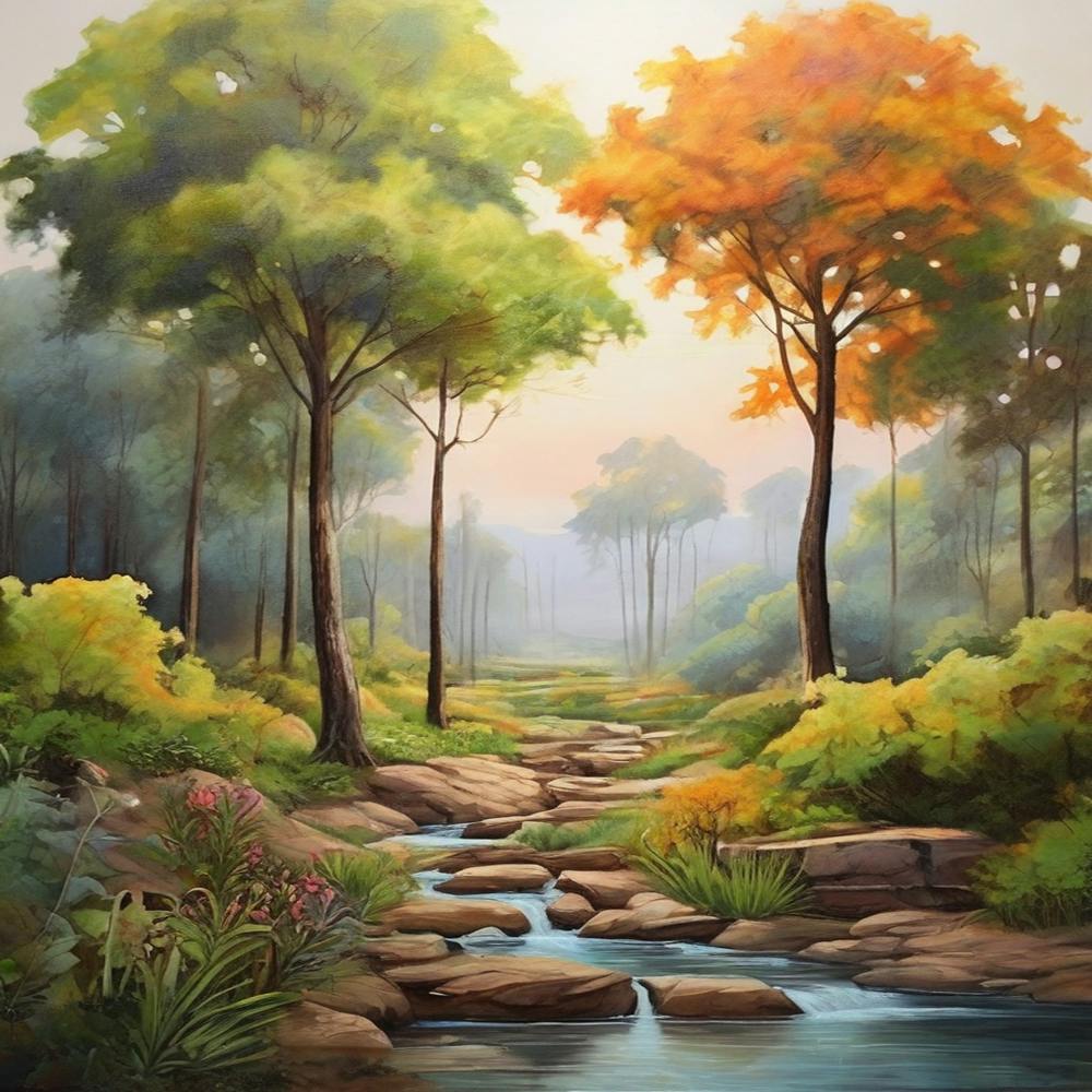 Stream In The Forest