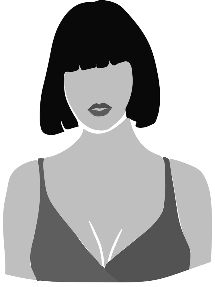 Woman In A Bra