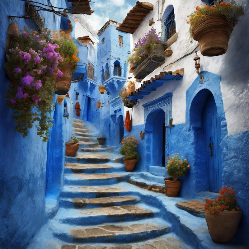 292617 A Creative Image Of The Moroccan City Of Chefchaou Xl 1024 V1 0