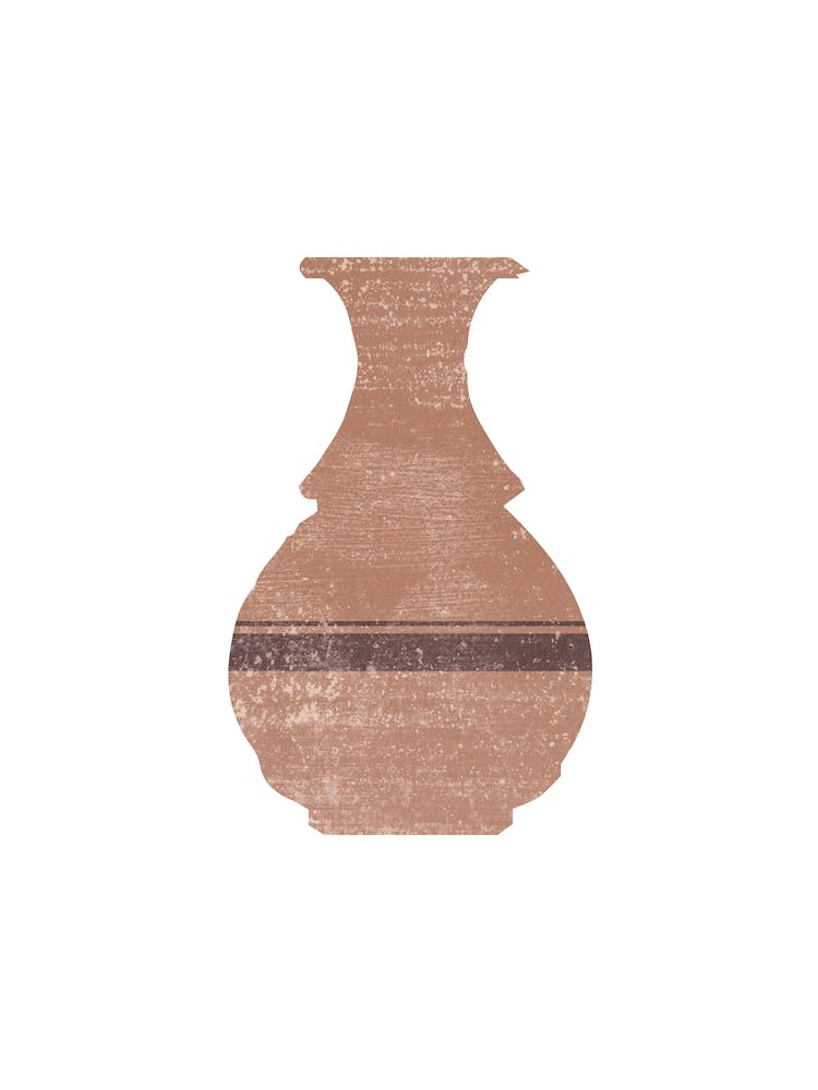 Minimalistische Griechische Vase Hydria