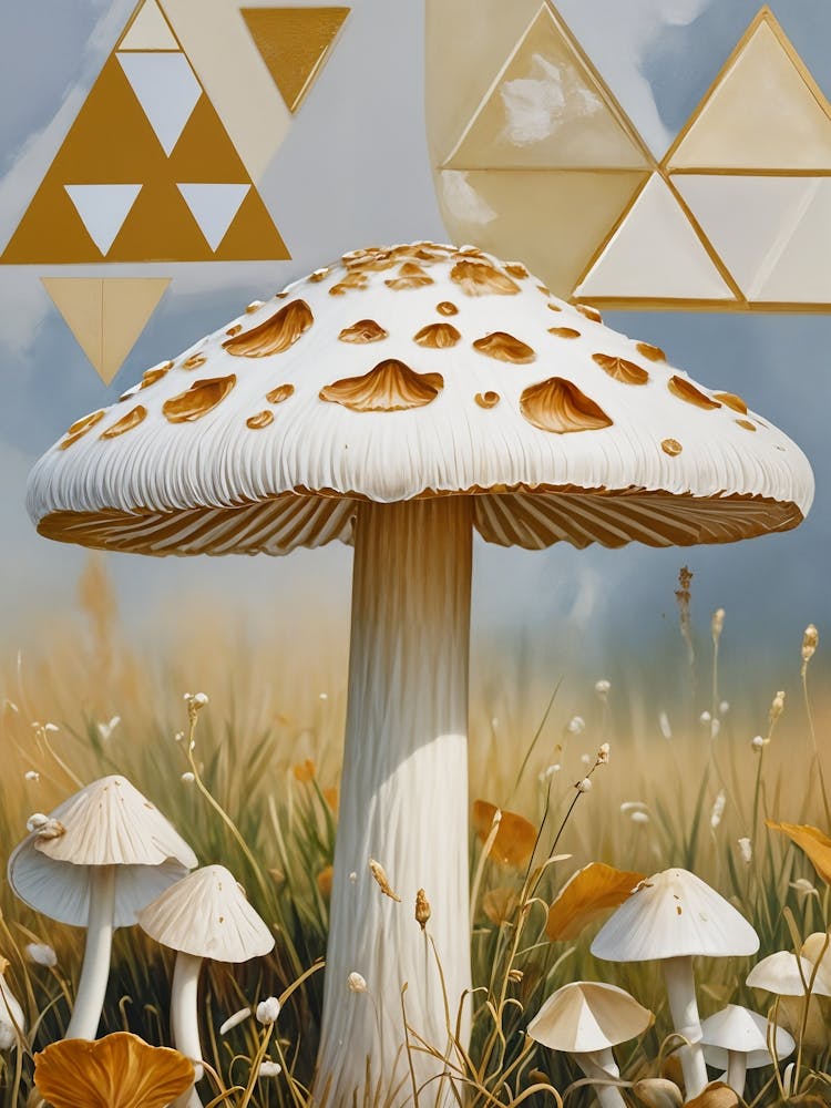 Golden Mushroom Triangles no1