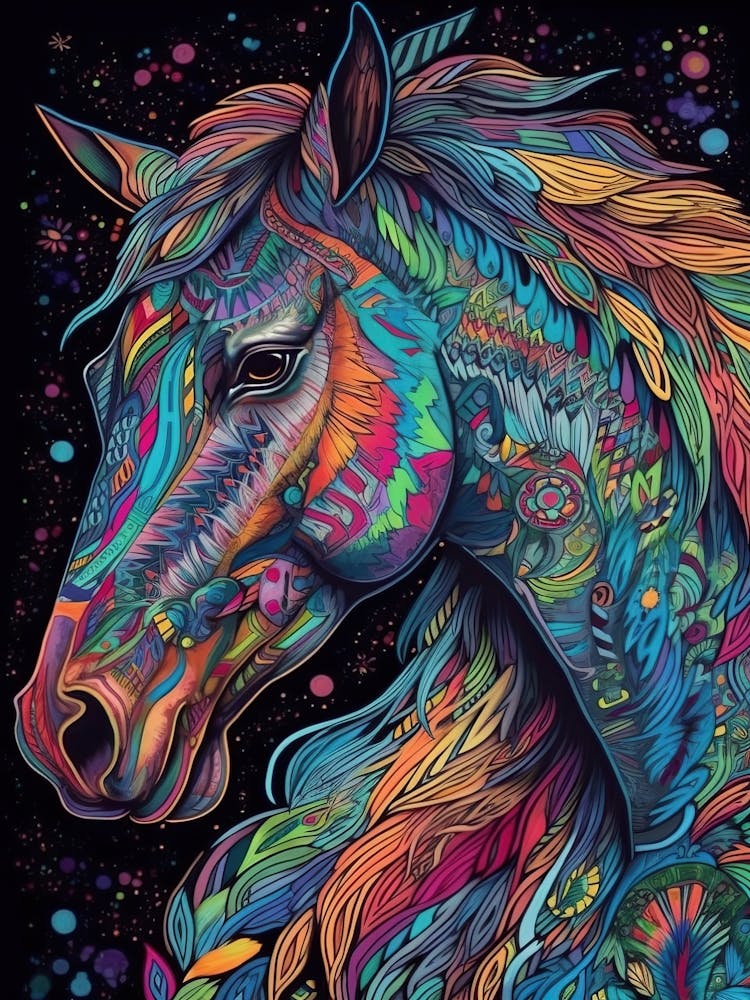 Psychedelic Horse 3
