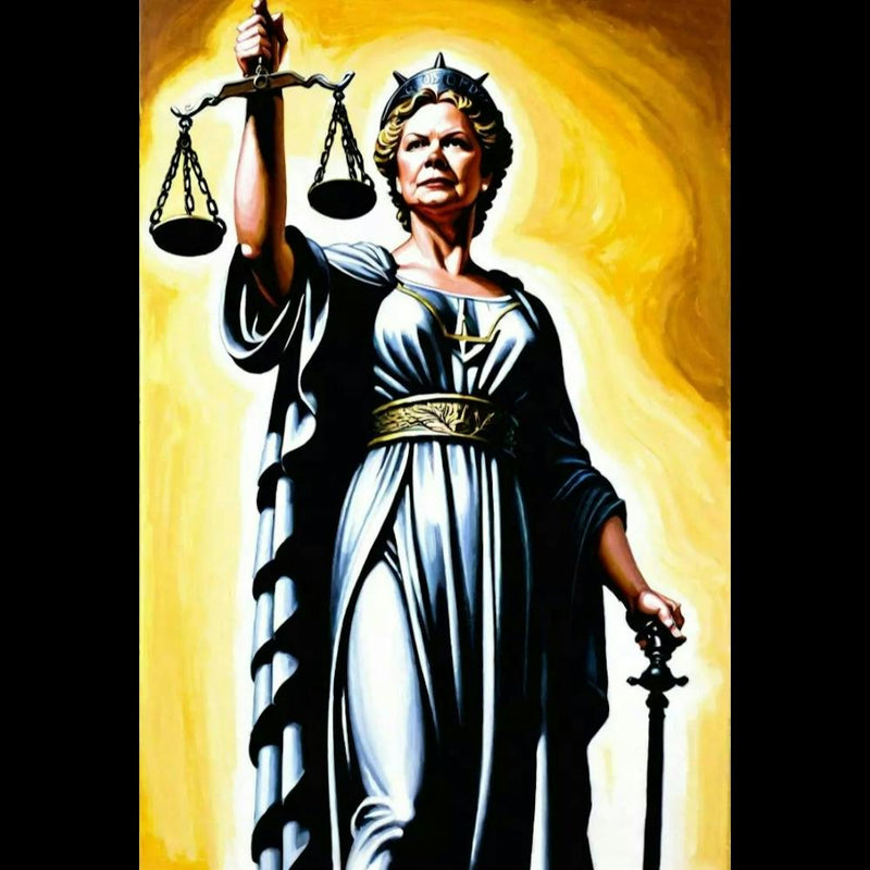 Dianne Wiest's Lady Justice