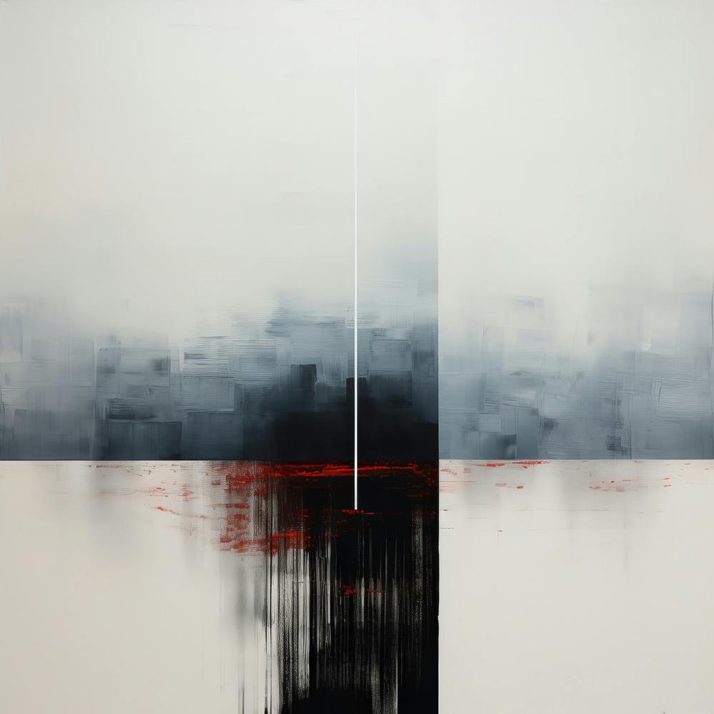 Minimalistisches Abstraktes Quadrat 2