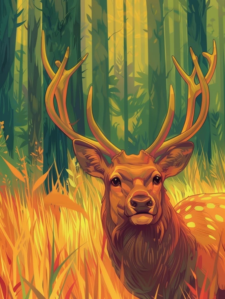 Deer In The Forest 28