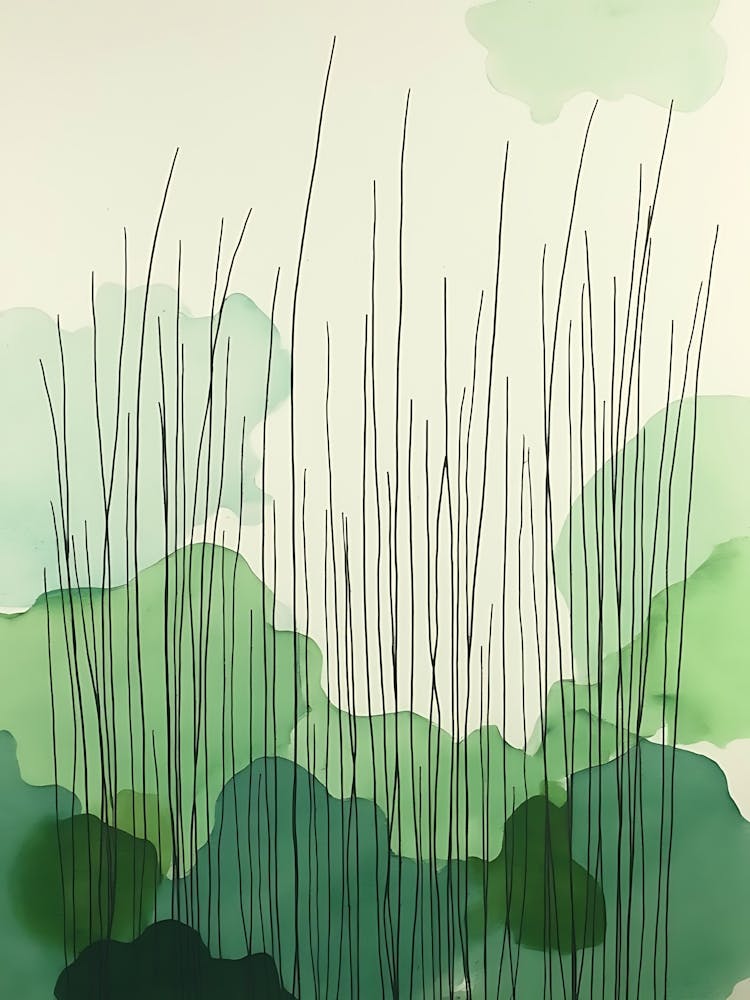 Organic Sage Petal Design