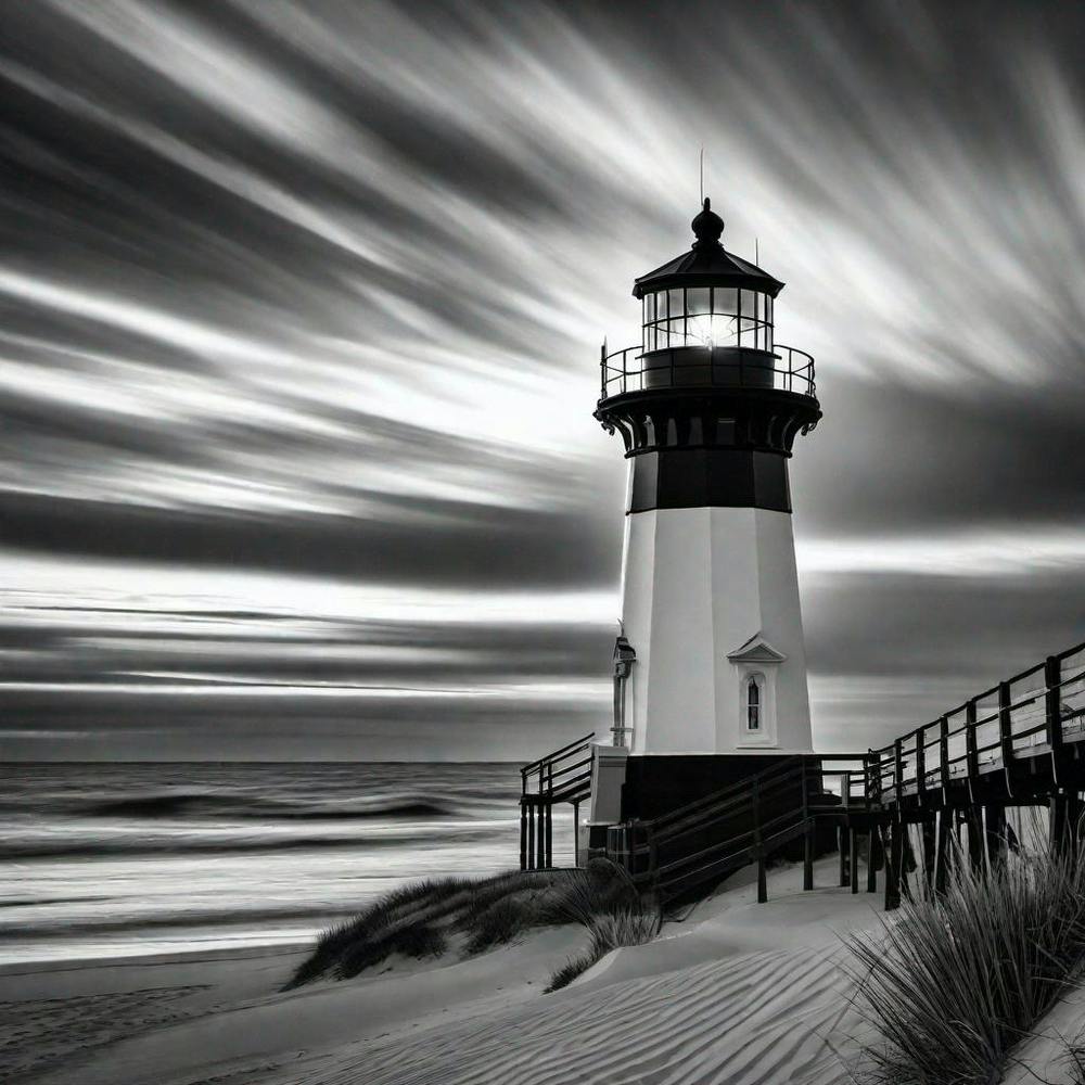 Lighthouse At Dusk 9