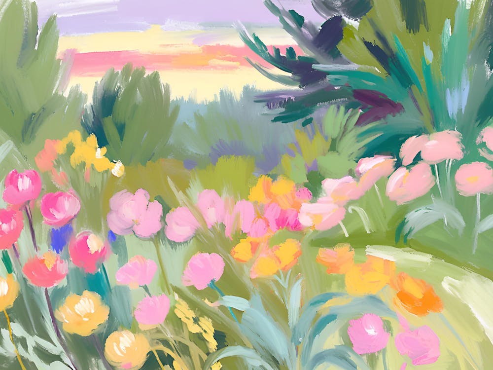 Tulips In The Garden 2