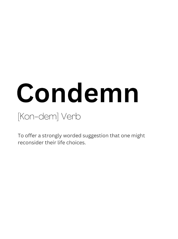 Condemn Definition Meaning