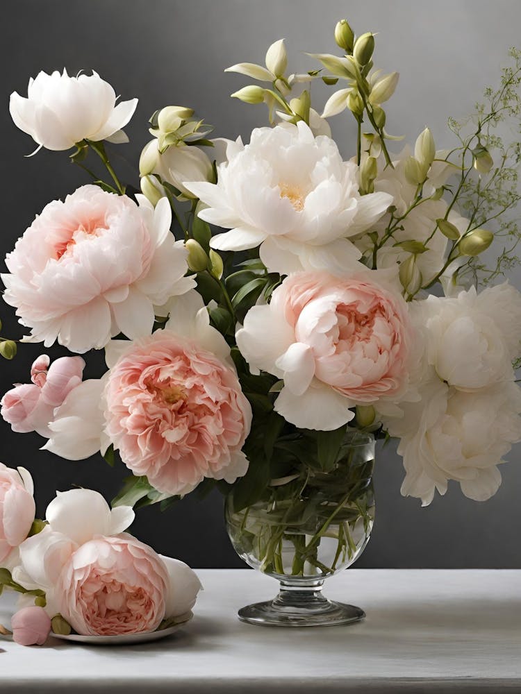 Peonies In A Vase 1