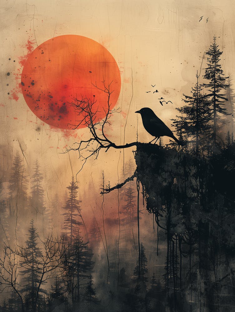 Sunset In The Forest 3