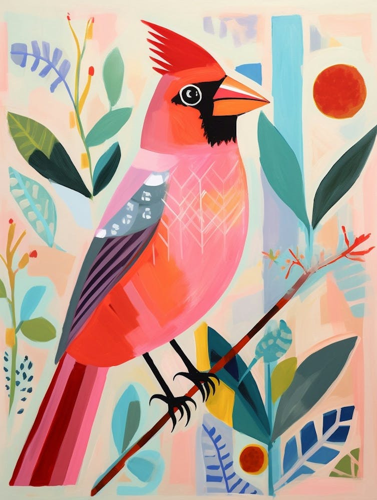 Pink Scandi Cardinal 4