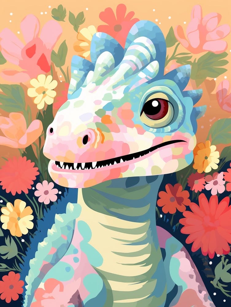 Colourful Dinosaur Thescelosaurus 3