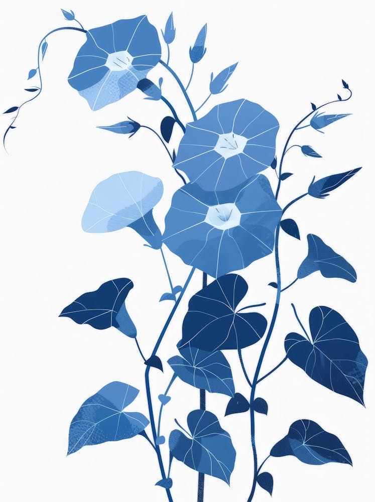 Blue Morning Glory 4