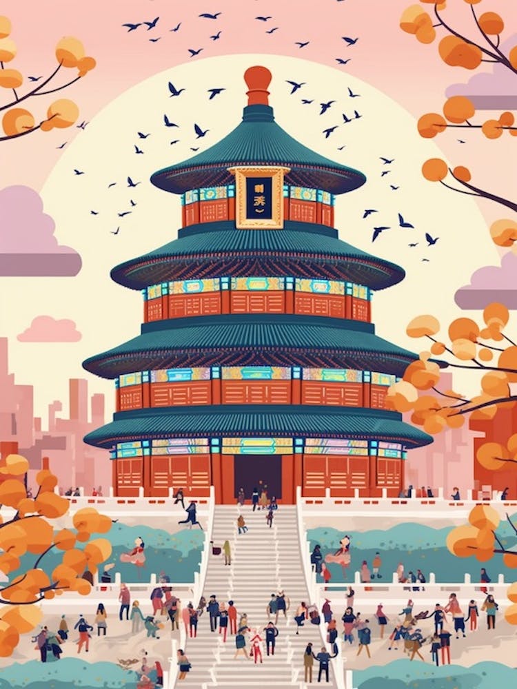 The Temple Of Heaven Beijing China