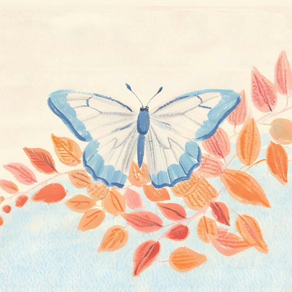 Butterfly On A Branch 3