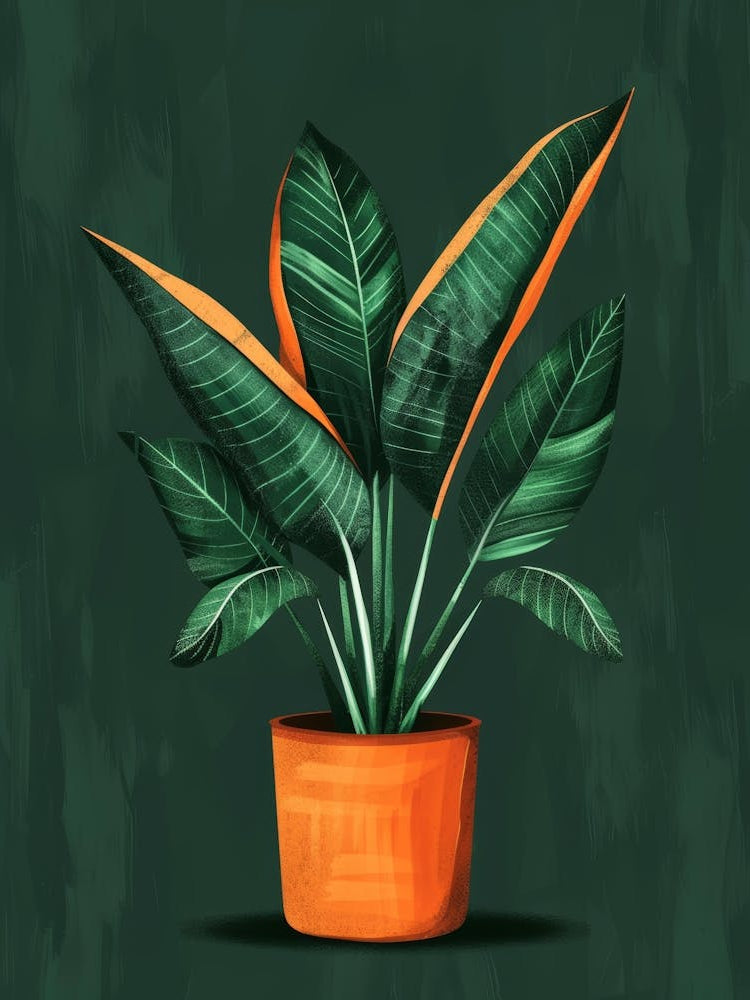 Green Plant In A Pot